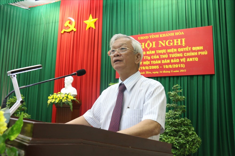 Nguyên chủ tịch UBND tỉnh Khánh Hòa Nguyễn Chiến Thắng. Ảnh: P.L