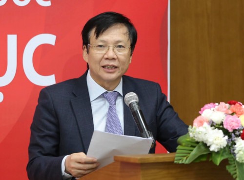 Ông Hồ Quang Lợi – Phó Chủ tịch thường trực Hội Nhà báo Việt Nam phát biểu. Ảnh: Thế Đại