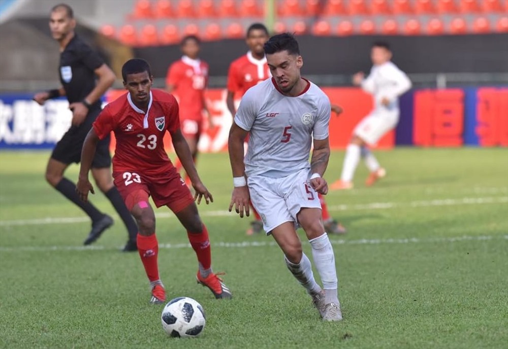 Tuyển Philippines cũng có chiến thắng 2-1 trước Maldives sau lượt trận tối 14.11. Ảnh: FIFA