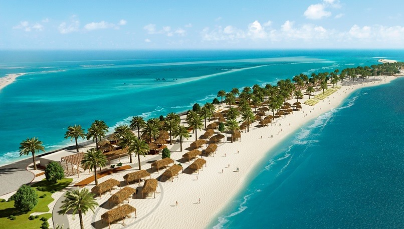 Hòn đảo tuyệt đẹp của UAE. Ảnh: MCS Cruises.