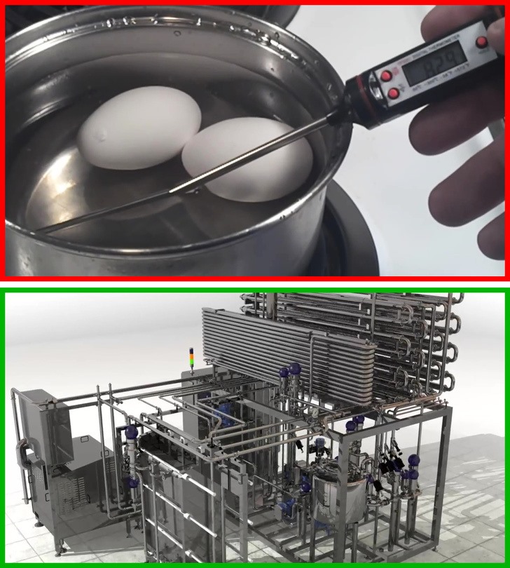 8. Trứng có thể được tiệt trùng tại nhà?: Trứng được tiệt trùng với sự trợ giúp của nhiệt. Nhưng khó để tiệt trùng trứng khi bỏ chúng vào nước sôi. Để tiệt trùng trứng, bạn sẽ cần một số thiết bị không thể sử dụng ở nhà.