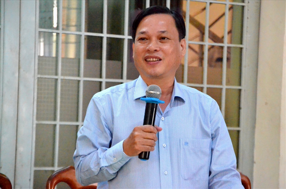 Ông Nguyễn Thanh Hải phát biểu sau khi trúng cử. Ảnh: LT