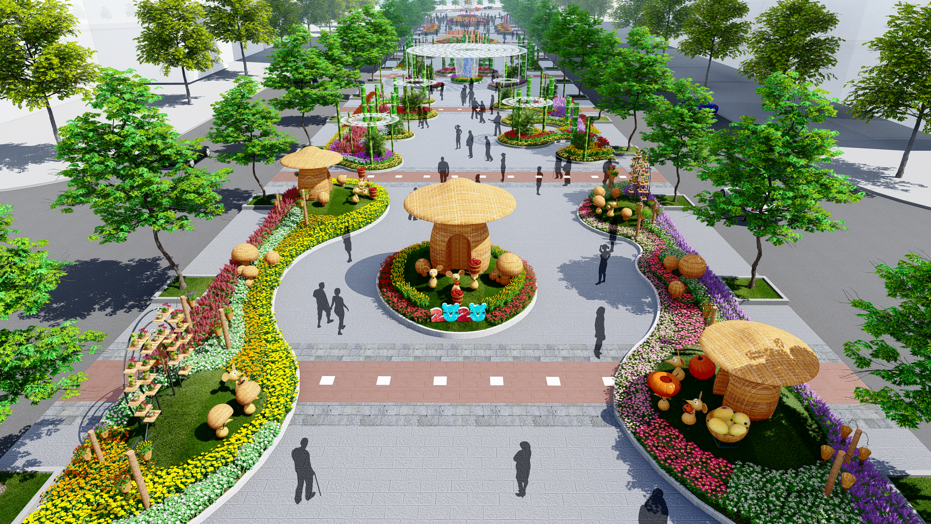 Đường hoa Nguyễn Huệ 2020 là đường hoa thứ 17 được thực hiện trong dịp Tết cổ truyền tại trung tâm TP.Hồ Chí Minh, kể từ năm 2004.
