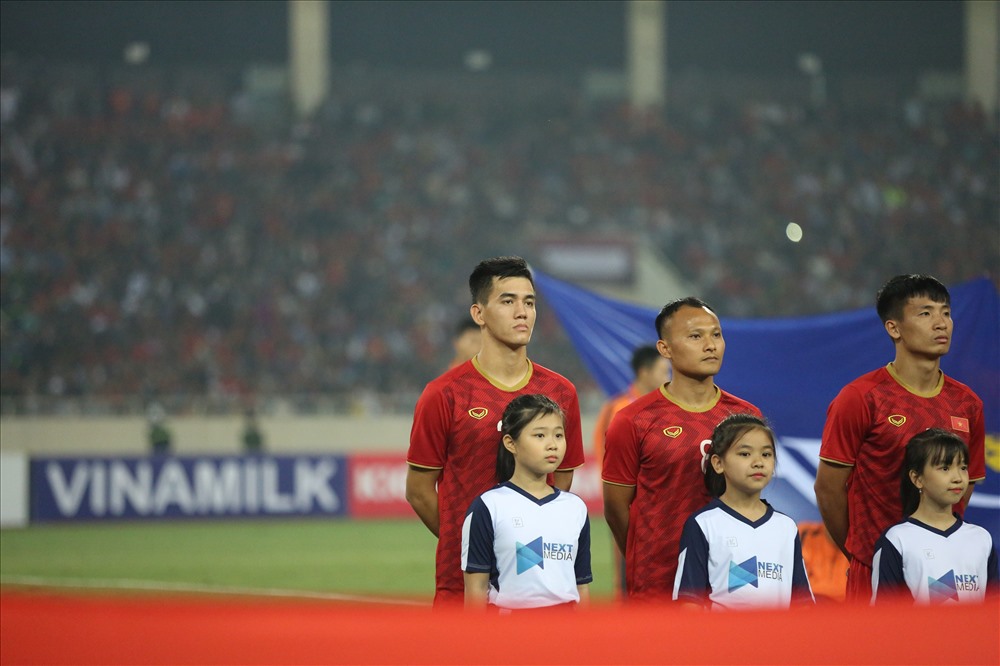 Hơn một năm được gọi lên đội tuyển quốc gia Việt Nam, Tiến Linh đã có được niềm tin từ nơi huấn luyện viên Park Hang-seo. Ảnh: HOÀI THU