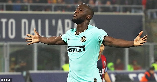 Kể từ khi chuyển đến sân San Siro, Lukaku đã ghi được 9 bàn thắng sau 12 trận đấu. Ảnh: EPA