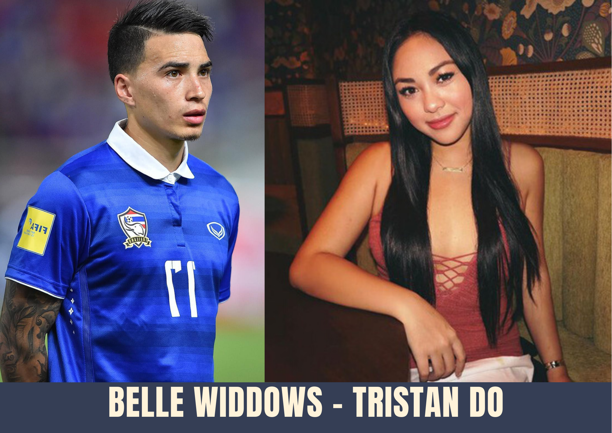 Tristan Do đang hẹn hò người đẹp gốc Hoa Belle Widdows. Hai người kỷ niệm 4 năm yêu hồi tháng 7. Cầu thủ 26 tuổi thường xuyên chia sẻ hình ảnh bạn gái lên mạng xã hội. Ảnh: TL.