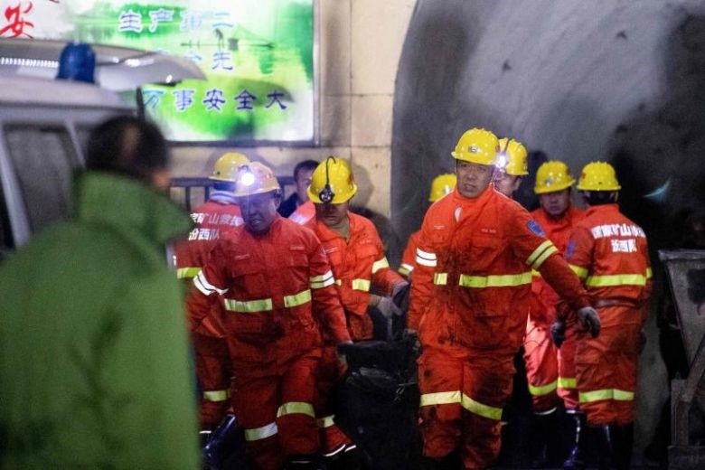 Vụ nổ xảy ra ở hầm mỏ thuộc tập đoàn Than Khoáng sản Shanxi Pingya Fengyan. Ảnh: AFP.