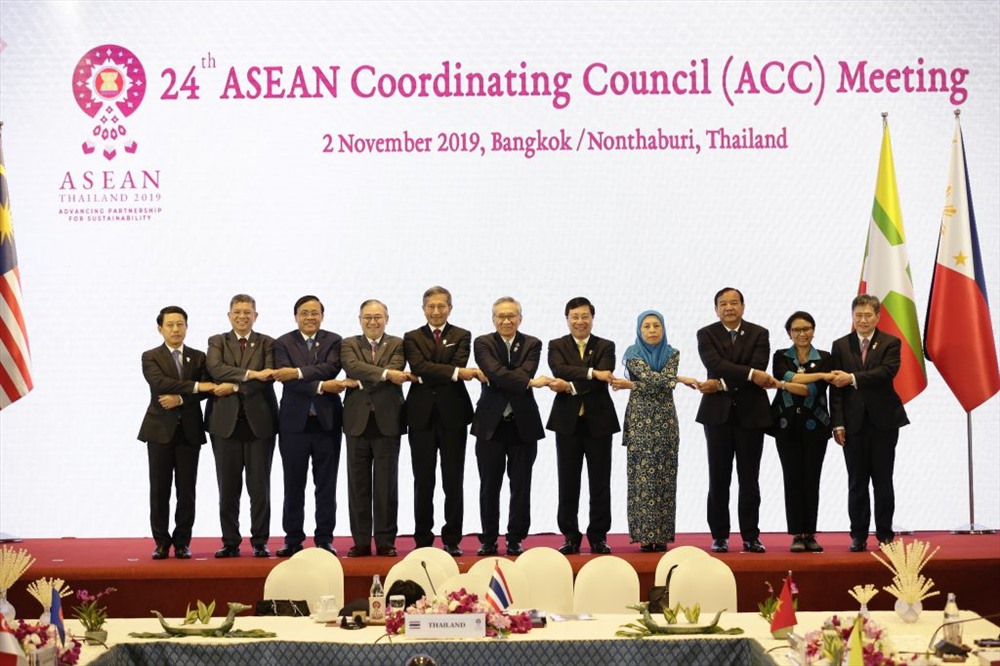 Các đại biểu dự Hội nghị Hội đồng điều phối ASEAN lần thứ 24 (ACC-24). Ảnh: Asean2019.