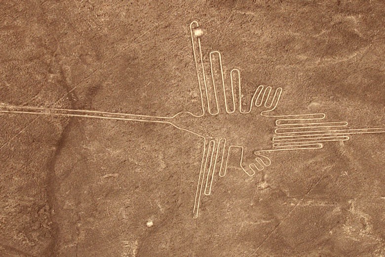 Những nét vẽ đã được tìm thấy trước đó ở cao nguyên Nazca. Ảnh: Atlas Obscura.