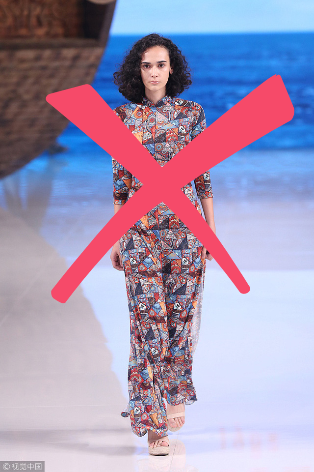 Những mẫu thiết kế của Trung Quốc bị cho là ăn cắp ý tưởng của áo dài Việt Nam. Ảnh: ChinaDaily.