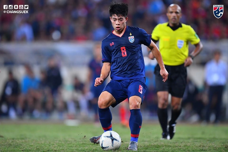 Ekanit Panya là cầu thủ trẻ được xem là xuất sắc của bóng đá Thái Lan, và cũng là niềm kì vọng ở kì SEA Games này. Ảnh: FAT