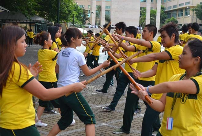 Arnis (võ gậy) mới được xem là quốc võ của Philippines. Ảnh: TL