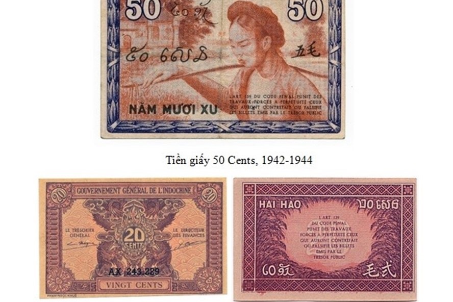 Một số hình ảnh về tiền Việt trong Dự án do các nhà nghiên cứu thu thập, sưu tầm đưa vào công trình. Ảnh TL