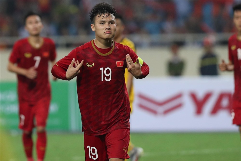Quang Hải sẽ là đội trưởng U22 Việt Nam tại SEA Games 2019. Ảnh: H.T
