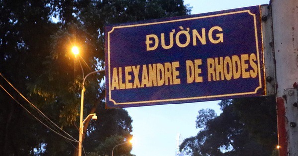 Tên đường Alexandre de Rhodes đã được đặt từ lâu ở TP.HCM. Ảnh: Tư liệu
