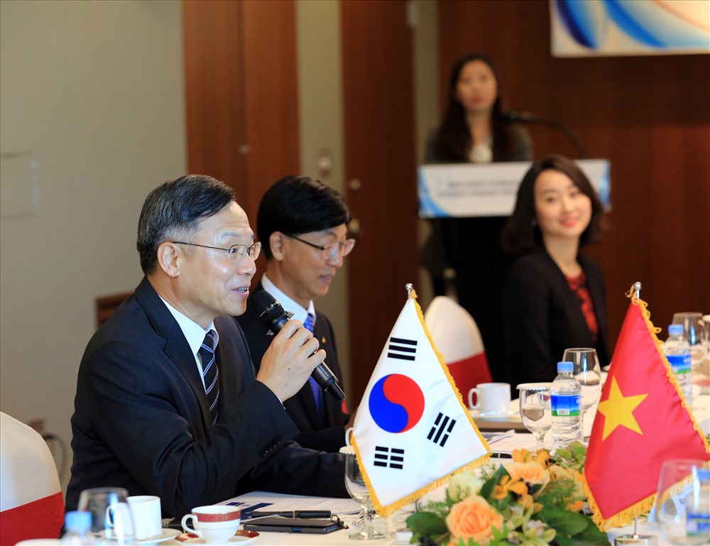 Ông Shim Kyung Woo, Chủ tịch KCOMWEL đánh giá cao cơ hội hợp tác với BHXH Việt Nam.