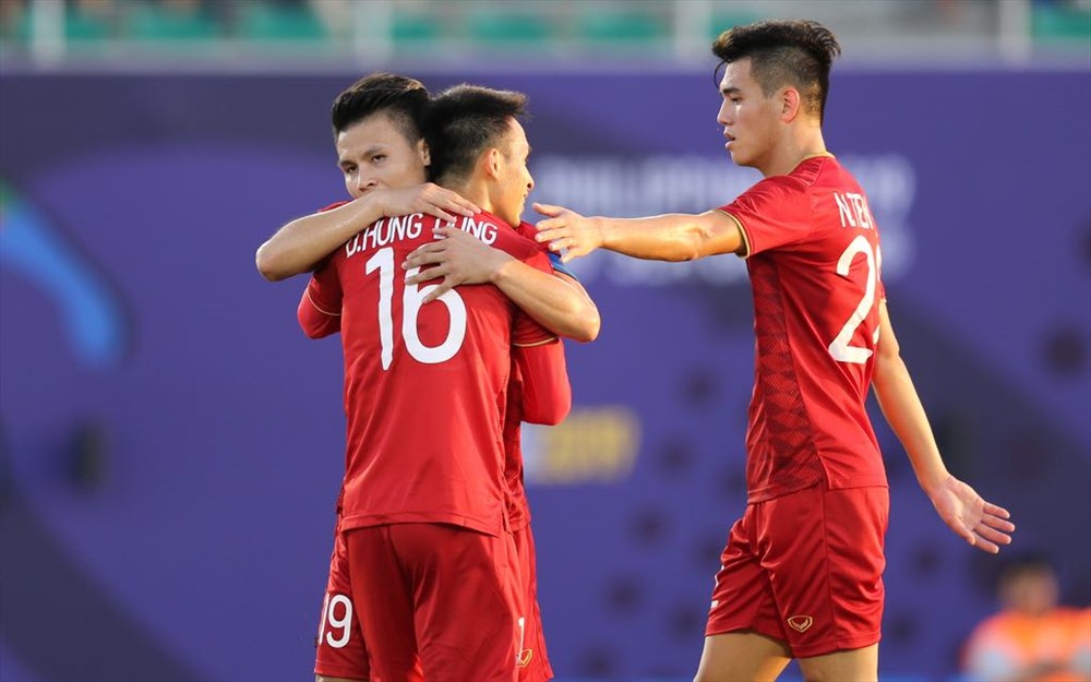 Quang Hải ghi bàn thứ 6 cho U22 Việt Nam. Ảnh D.P