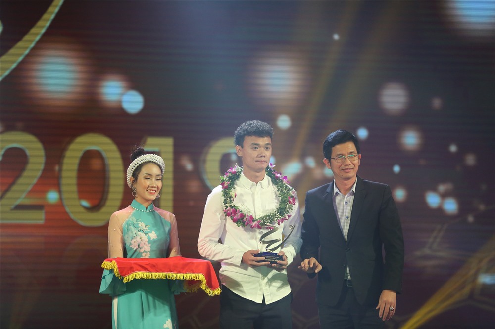 Cầu thủ ghi nhiều bàn thắng nhất giải hạng nhất quốc gia 2019 thuộc về tiền đạo Nguyễn Xuân Nam - câu lạc bộ bóng đá Phố Hiến. Ảnh: HOÀI THU