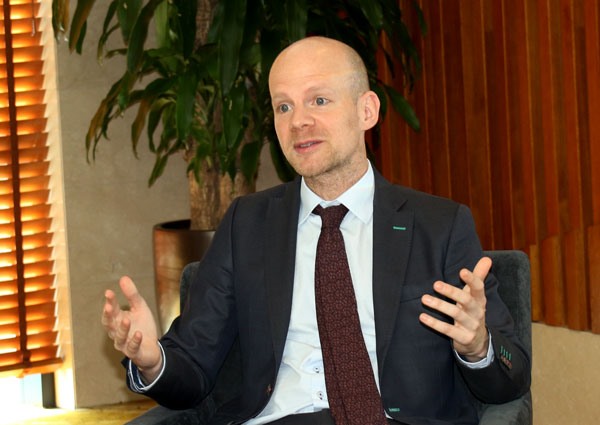 Ông Mattias Grafstrom - Phó Tổng thư ký FIFA. Ảnh: VFF