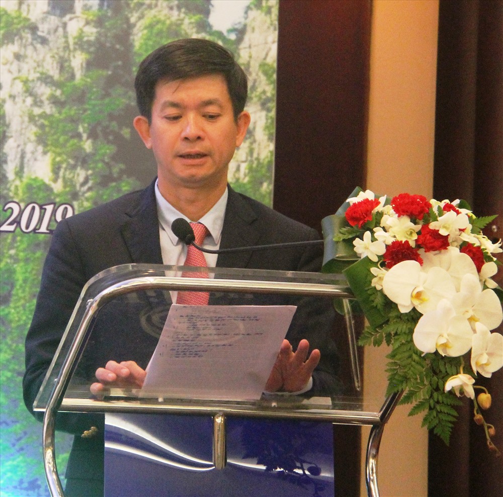 Ông Lê Quang Tùng, Thứ trưởng Bộ Văn hóa, Thể thao và Du lịch phát biểu chỉ đạo tại buổi họp báo. Ảnh: NT
