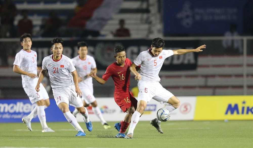 Trong suốt 90 phút của trận đấu giữa U22 Việt Nam vs U22 Indonesia, các chàng trai tuyển Việt Nam