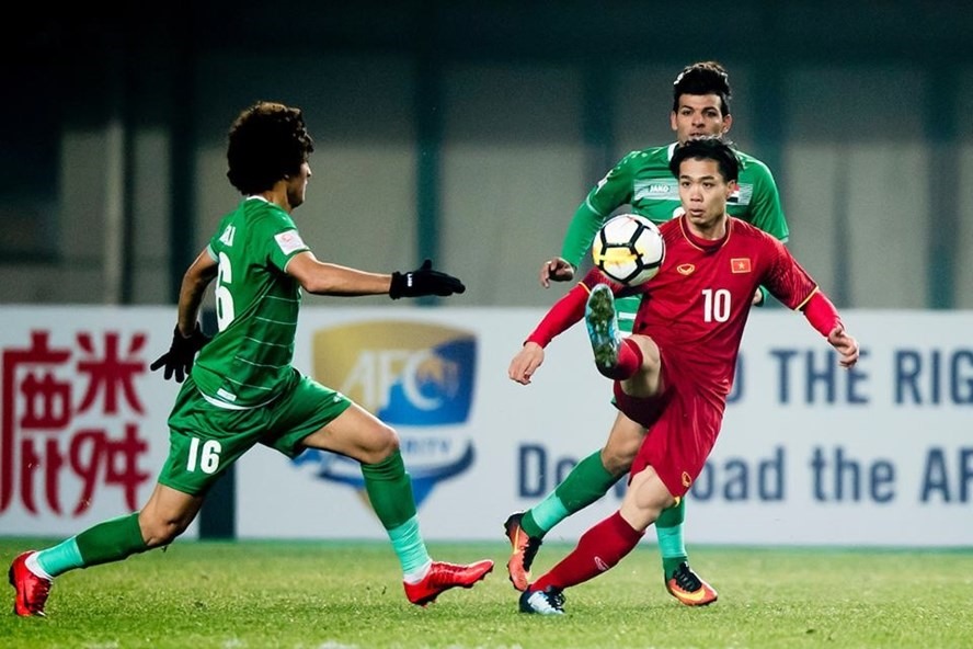 U23 Việt Nm vượt qua được U23 Iraq ở trận tứ kết giải U23 Châu Á 2018 cũng là trận đấu đáng nhớ nhất lịch sử các VCK U23 Châu Á. Ảnh: AFC