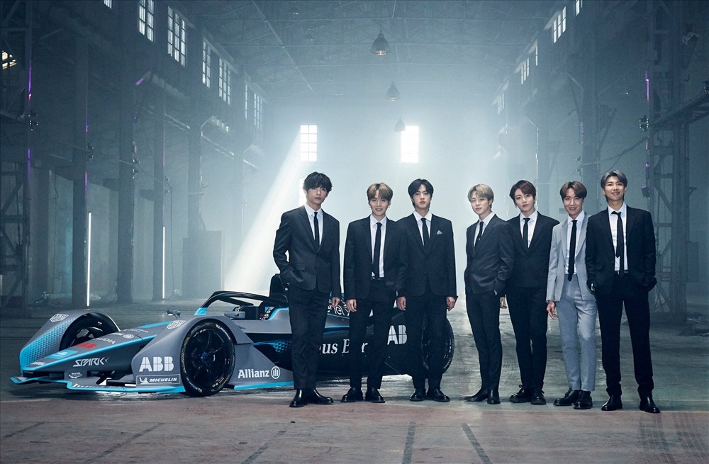 BTS trở thành đại sứ của giải đua xe công thức E - Ảnh : BTS Vn fanpage