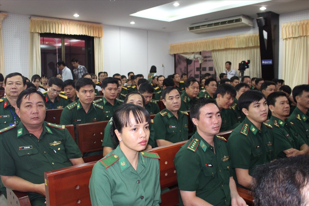 Các đại biểu quân đội tham dự Hội thảo. Ảnh: K.Q