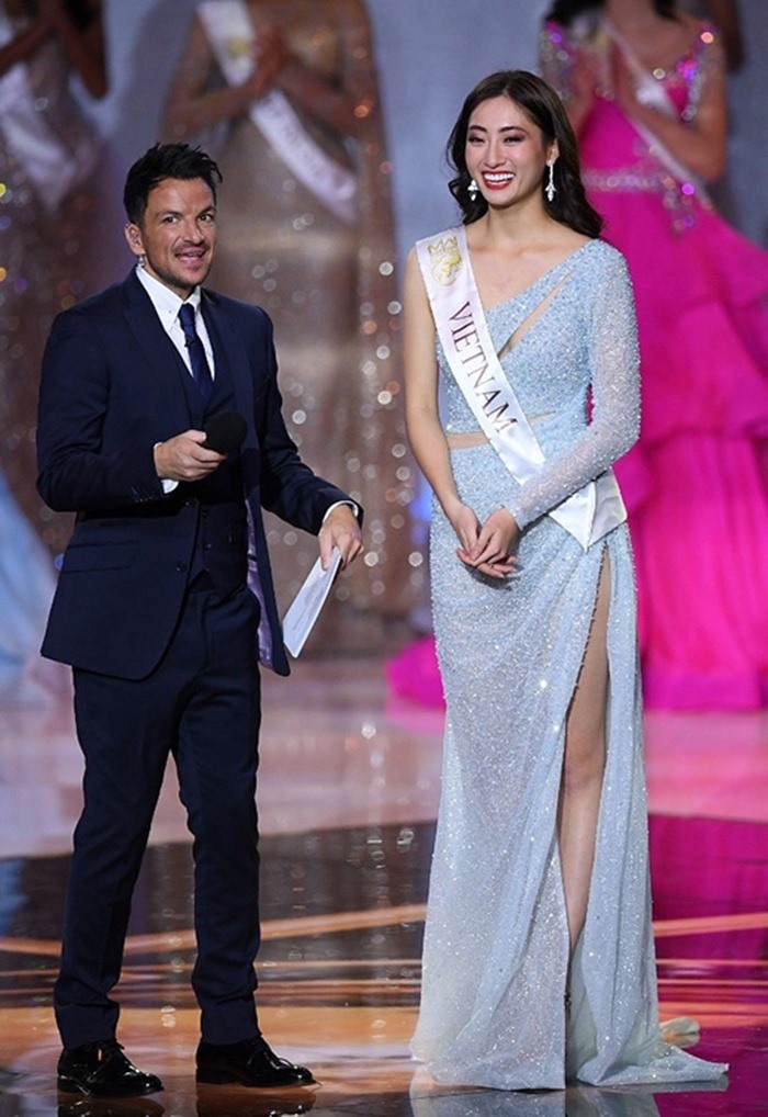 Lương Thuỳ Linh xuất sắc khi lọt top 12 Miss World 2019. Ảnh: MW.