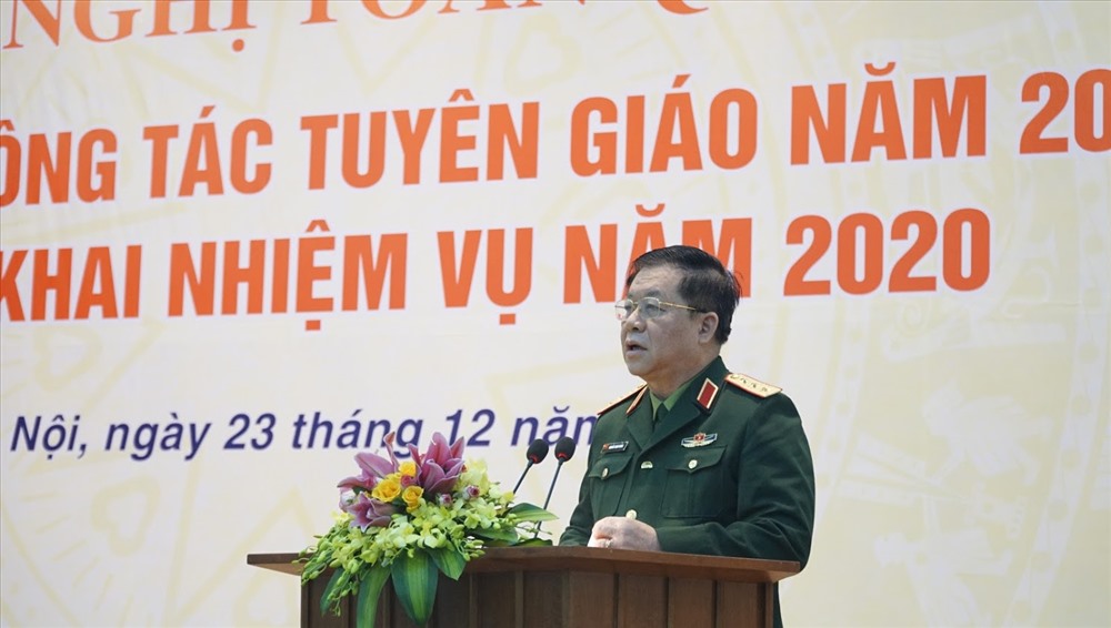 Thượng tướng Nguyễn Trọng Nghĩa - Phó Chủ nhiệm Tổng Cục chính trị Quân đội Nhân dân Việt Nam. Ảnh PV