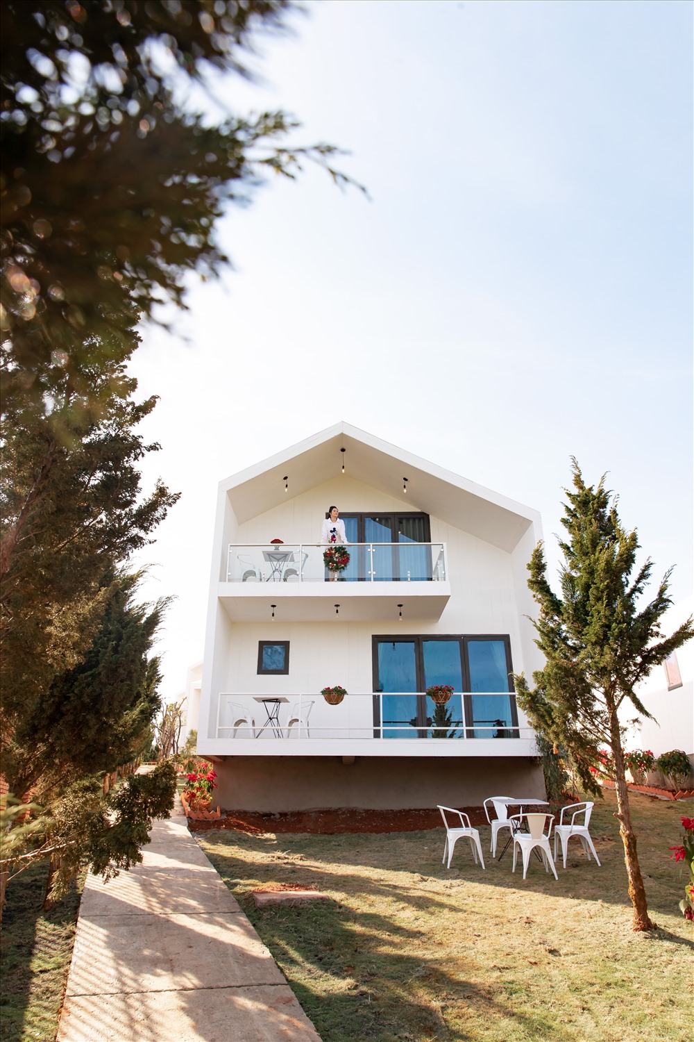 Một góc thơ mộng của khu resort.