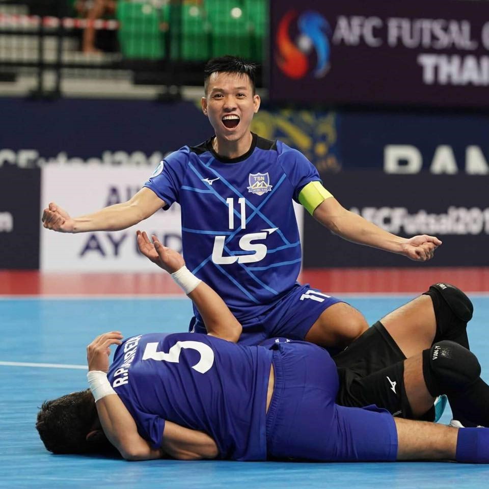 Đội trưởng Trần Văn Vũ được xem là ứng viên sáng giá nhất, anh cũng đang là chủ nhân của danh hiệu Cầu thủ Futsal xuất sắc nhất Đông Nam Á 2019. Ảnh: TSN