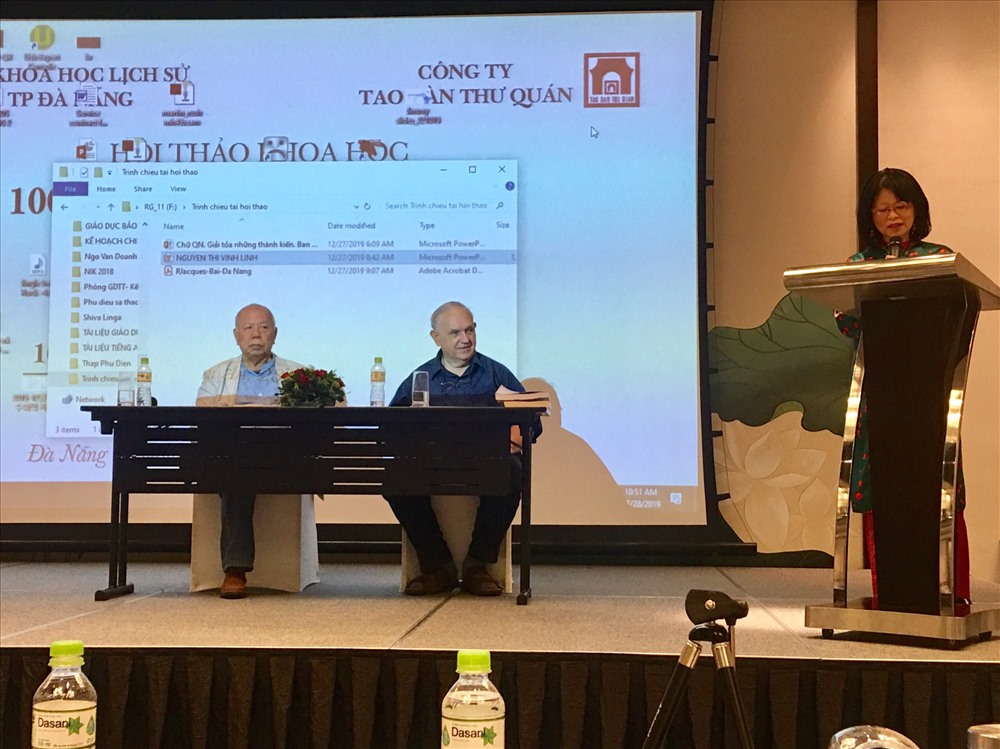 Hội thảo “100 năm chữ Quốc ngữ ở Việt Nam” tổ chức tại Đà Nẵng. Ảnh: Bích Thủy