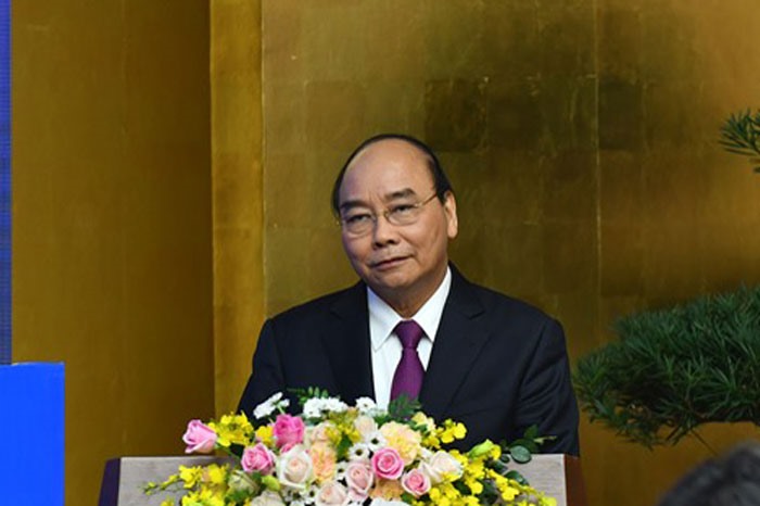 Thủ tướng Nguyễn Xuân Phúc biểu dương nỗ lực của các bộ, ngành, doanh nghiệp.