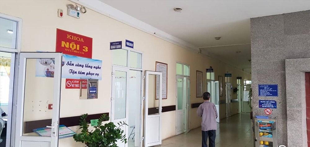 Khoa Nội 3, Bệnh viện Phổi tính Thái Bình - nơi nạn nhận N.T.H tử vong ngay sau khi uống cốc trà sữa - ảnh PV