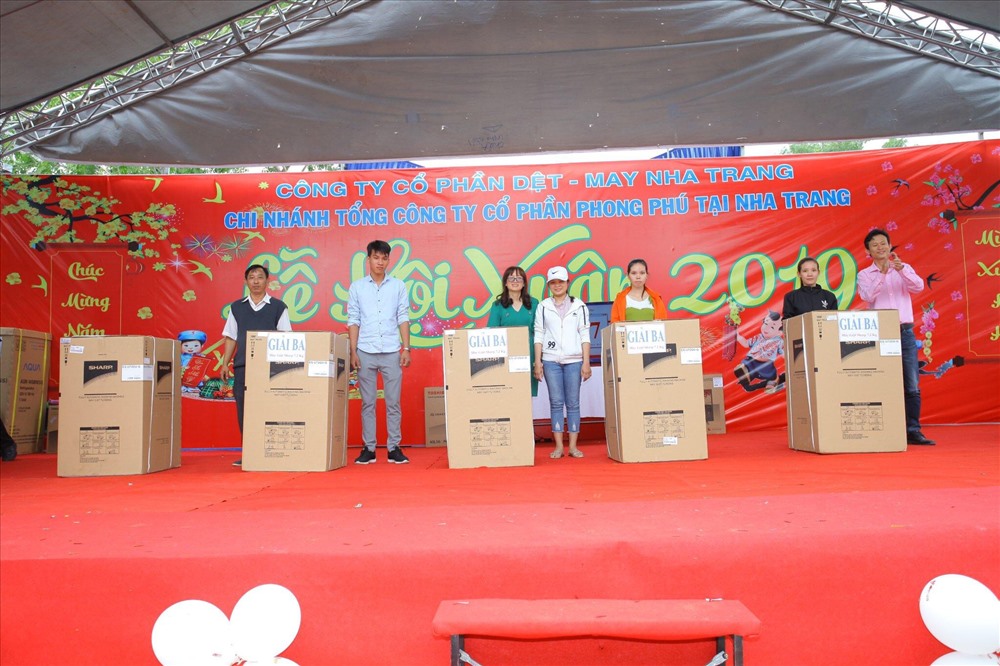 Lễ  Hội xuân 2019 dành cho đoàn viên, công nhân lao động Chi nhánh Tổng Công ty cổ phần Phong Phú tại Nha Trang.
