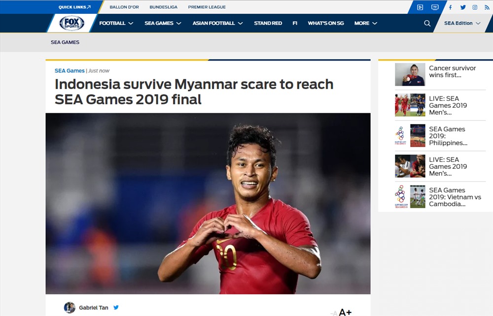 Indonesia đã chiến thắng U22 Mayanmar sau hơn 120 phút thi đấu. Ảnh: Chụp màn hình