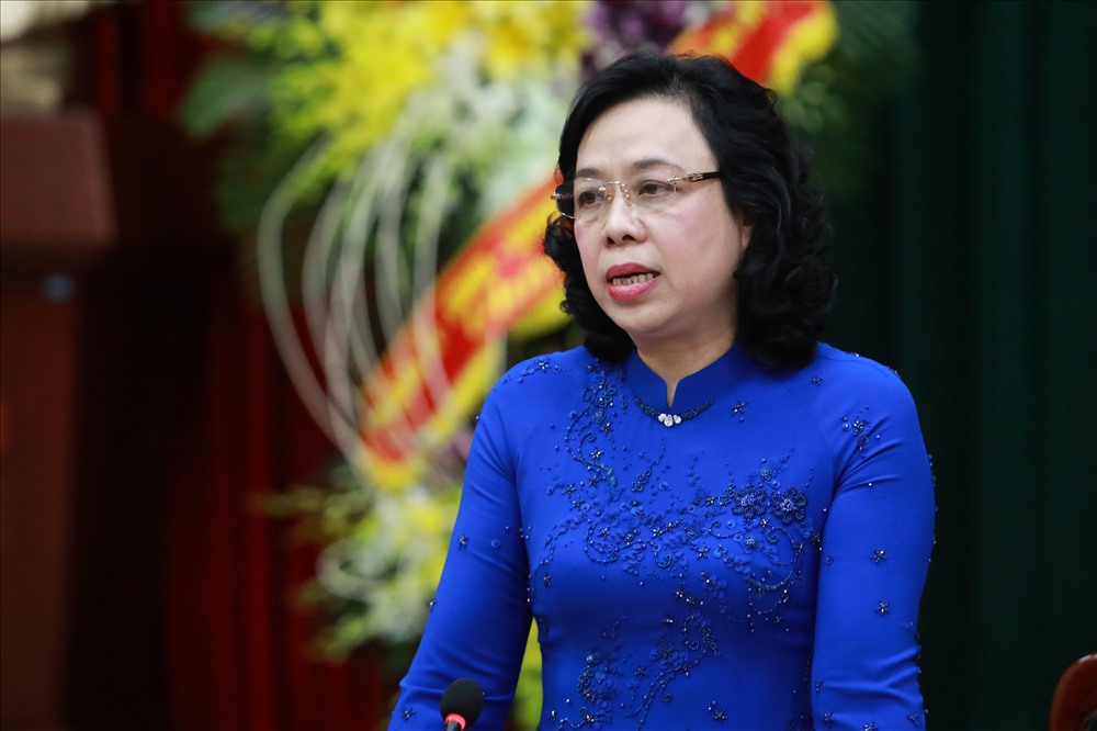 Bà Ngô Thị Thanh Hằng gửi lời chúc mừng tới toàn thể cán bộ, viên chức, đội ngũ biên tập viên, phóng viên Báo Lao Động điện tử.