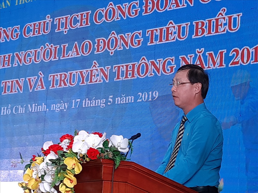 Đồng chí Chu Văn Bình phát biểu tại hội nghị. Ảnh Nam Dương