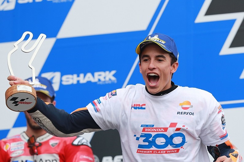 Marc Marquez giành chiến thắng thứ 300 cho Honda. Ảnh: Autosport