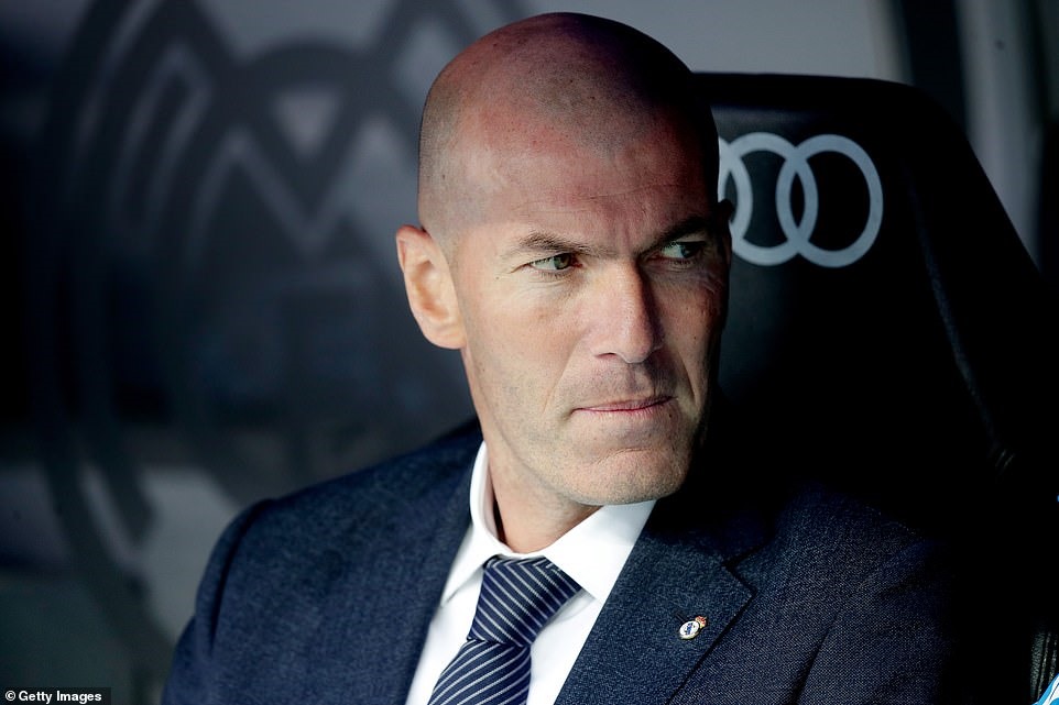 Zidane đã hết kiên nhẫn. Ảnh: Getty.
