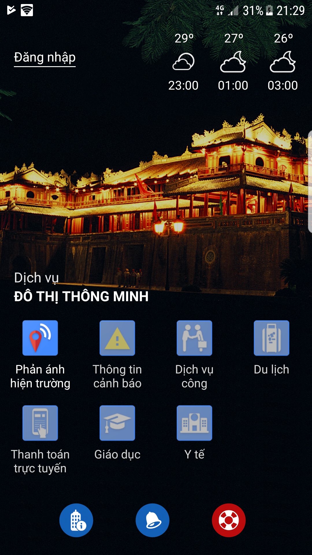 Ứng dụng HUE-S hiện tại là nơi tiếp nhận những phản ánh hiện trường của người dân đến chính quyền.