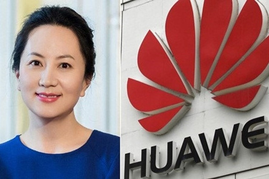 Bà Mạnh Vạn Châu.- giám đốc tài chính của Huawei bị bắt Vancouver vào hôm 1.12.2018.