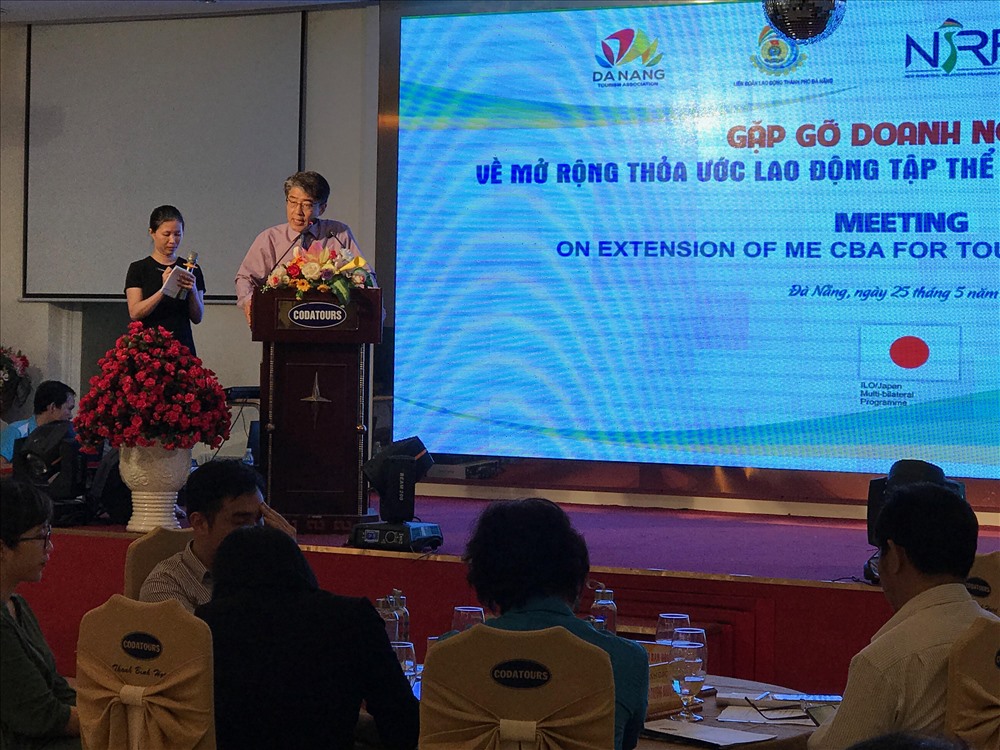 Ông Chang Hee Lee - Giám đốc ILO tại Việt Nam đánh giá rất cao thành quả mà LĐLĐ thành phố Đà Nẵng đạt được trong năm 2018 về ký TƯLĐTT