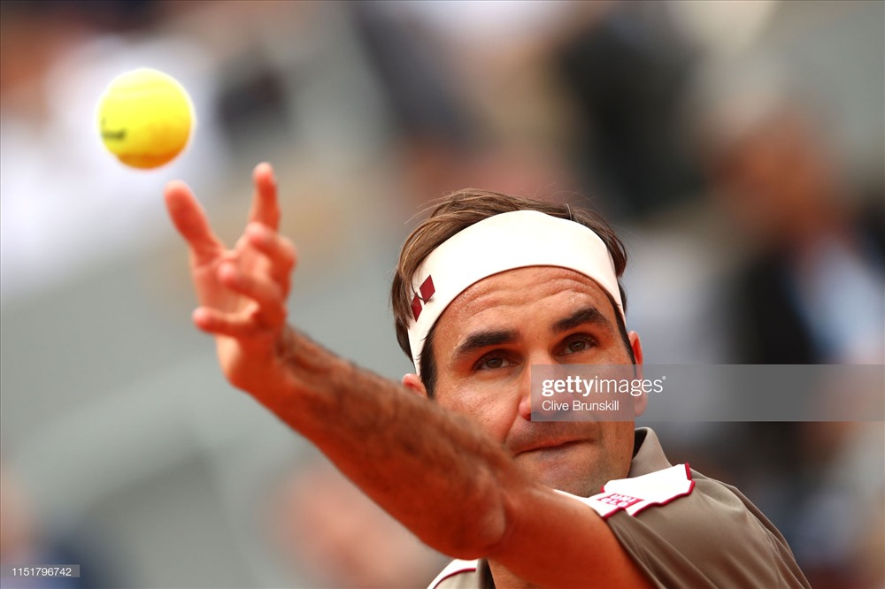 Ở tuổi 37, Federer vẫn luôn sẵn sàng. Ảnh: Getty.