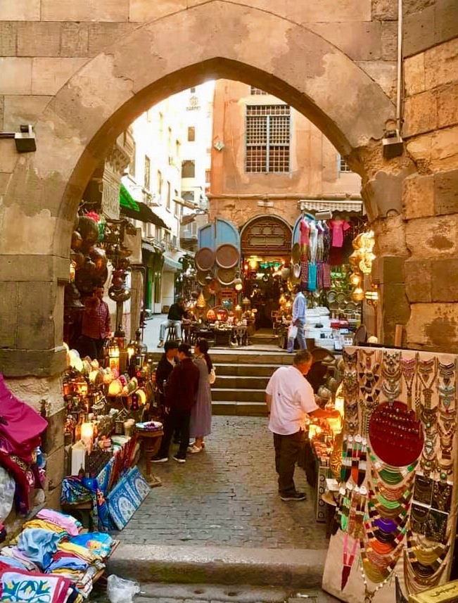 Một góc chợ cổ Khan-El-Khalili Bazzar
