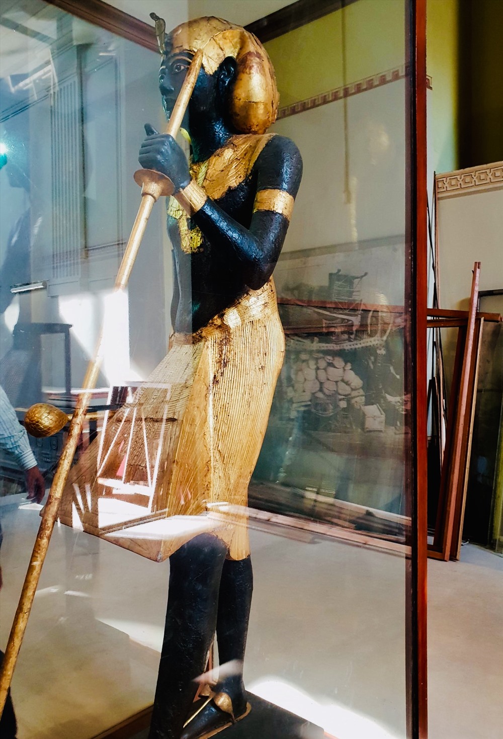Bức tượng của một vị Pharaoh