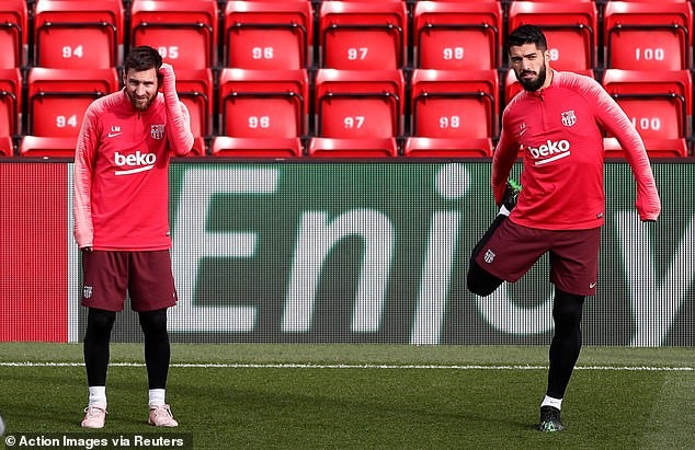 Messi và Suarez đã sẵn sàng. Ảnh: Getty.