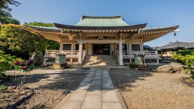 Ngôi đền Gotokuji nằm ở ngoại ô Tokyo. Ảnh: CNN