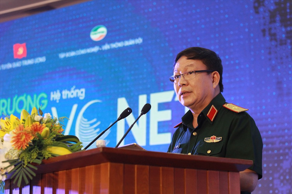 Thiếu tướng Lê Đăng Dũng – Quyền Chủ tịch, TGĐ Tập đoàn Viettel. Ảnh Trần Vương